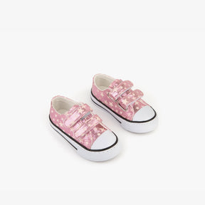 OSITO Shoes Baby's Pink Stars Sneakers