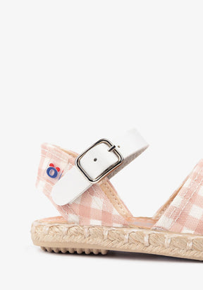 OSITO Shoes Baby's Pink Vichy Espadrilles