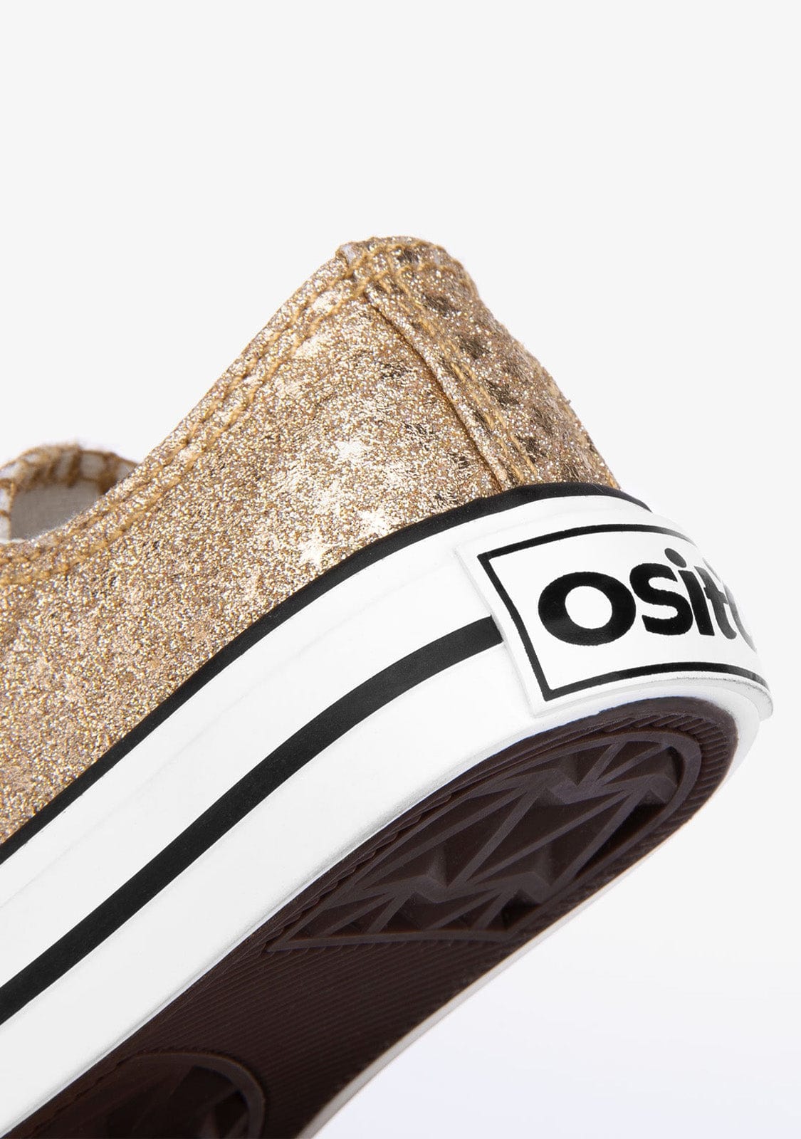 OSITO Shoes Baby's Platium Glitter Sneakers