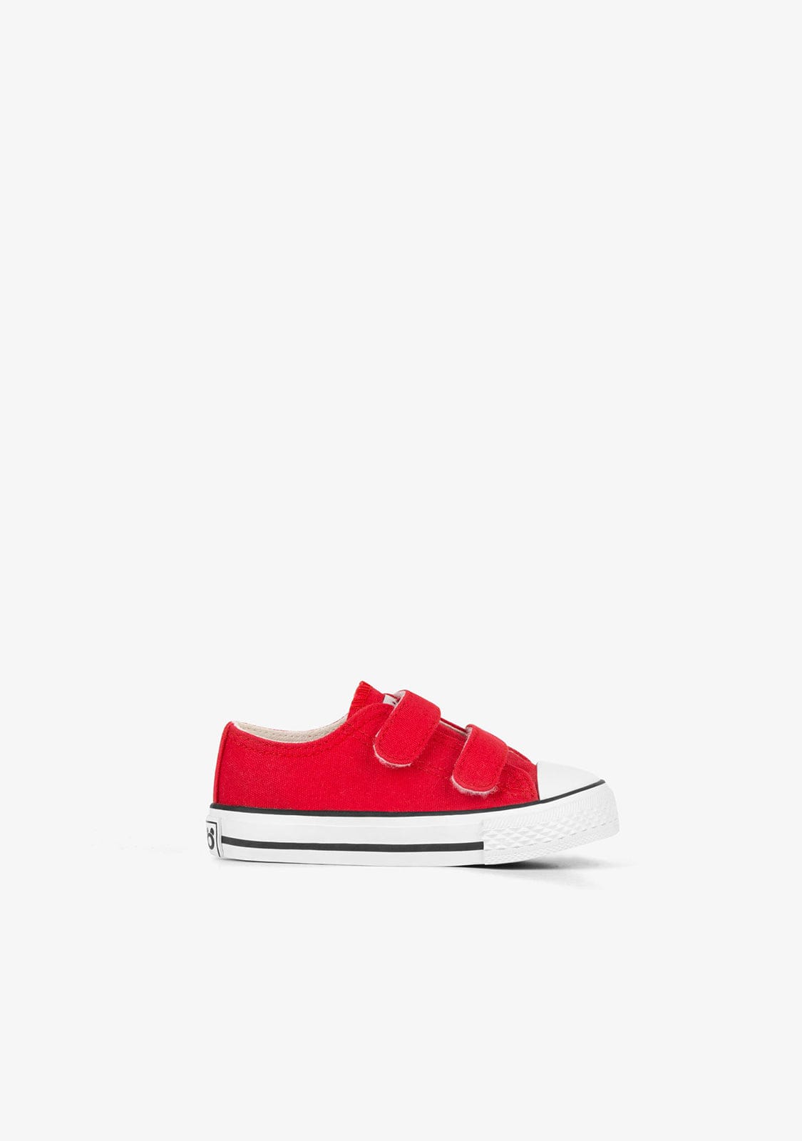 OSITO Shoes Baby's Red Basic Sneakers Canvas