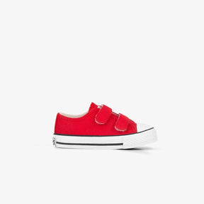 OSITO Shoes Baby's Red Canvas Sneakers