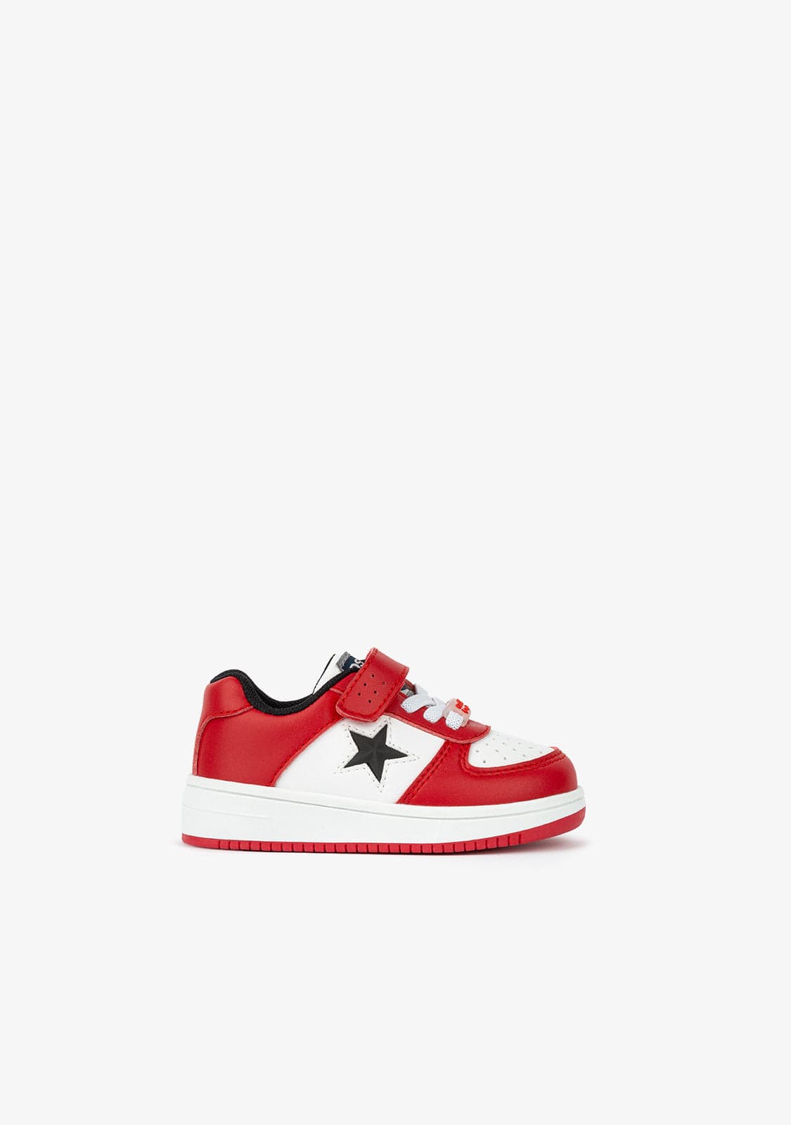 OSITO Shoes Baby's Red / White Star With Lights Sneakers
