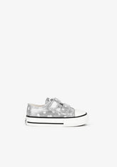 OSITO Shoes Baby's Silver Glows In The Dark Sneakers