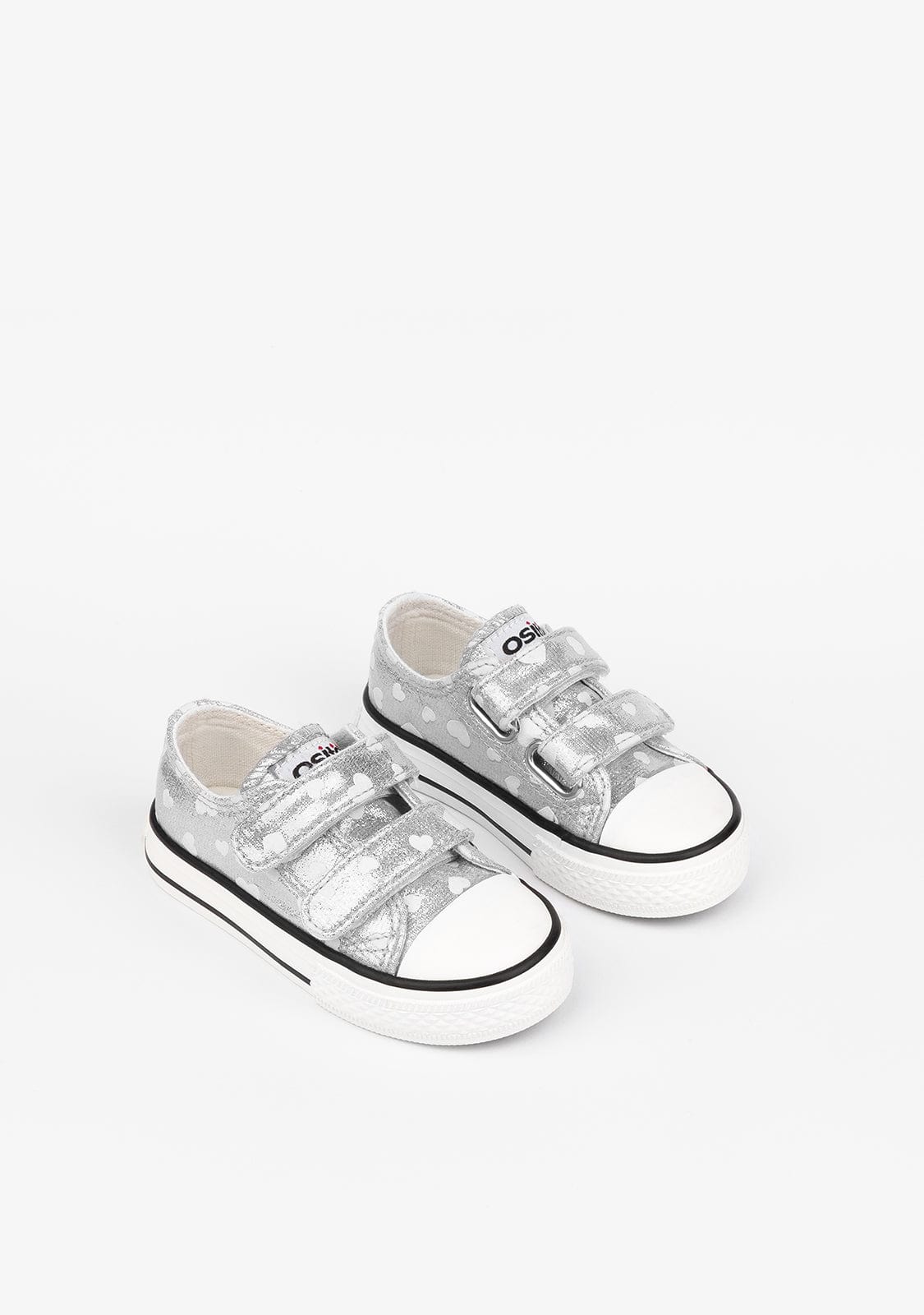 OSITO Shoes Baby's Silver Glows In The Dark Sneakers
