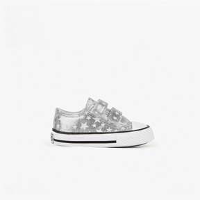 OSITO Shoes Baby's Silver Stars Sneakers
