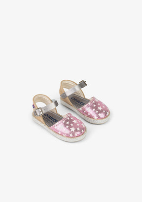 OSITO Shoes Baby's Star Pink Glow Espadrilles