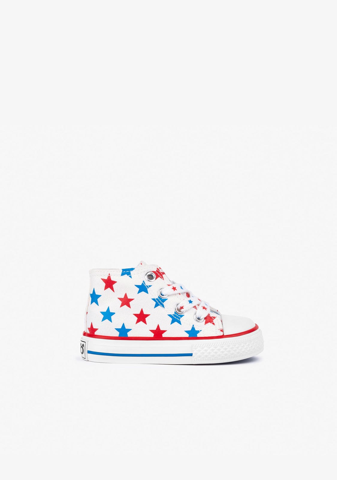 OSITO Shoes Baby's Stars Canvas Hi-Top Sneakers