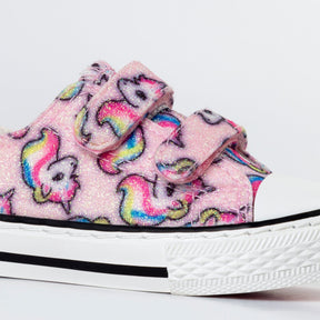 OSITO Shoes Baby's Unicorn Glitter Canvas Sneakers