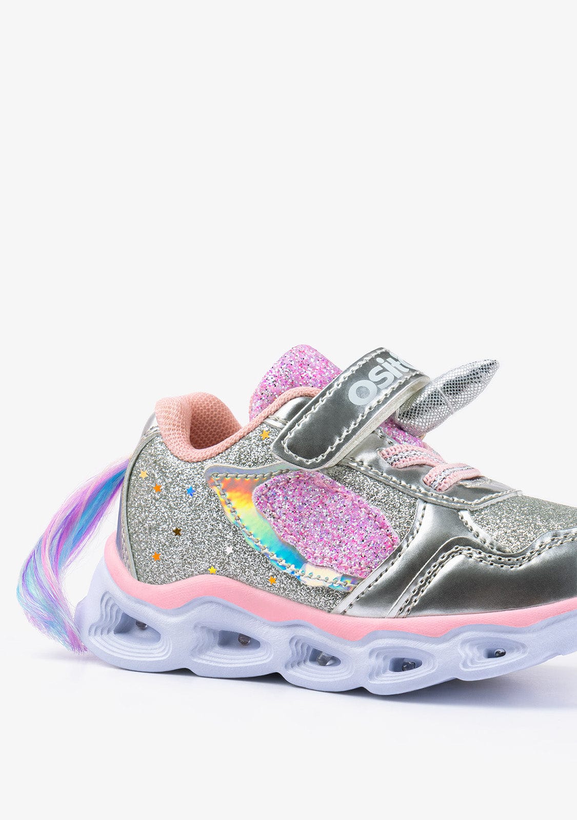OSITO Shoes Baby's Unicorn Sneakers with Lights
