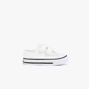 OSITO Shoes Baby's White Canvas Sneakers