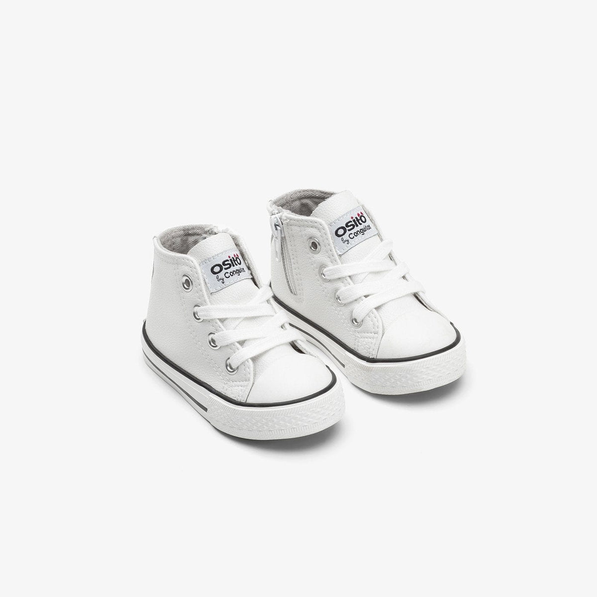 OSITO Shoes Baby's White Napa Boots