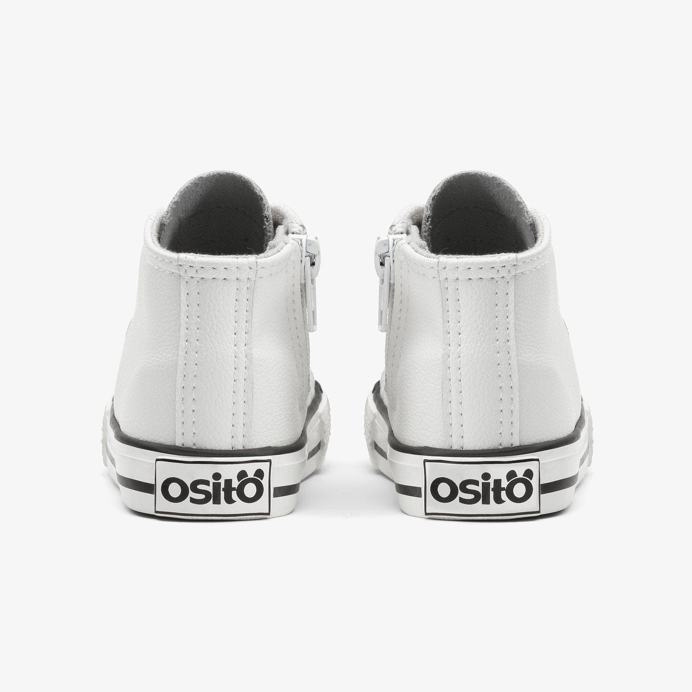 OSITO Shoes Baby's White Napa Boots