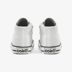 OSITO Shoes Baby's White Napa Boots