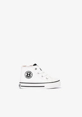 OSITO Shoes Baby's White Napa Hi-Top Sneakers