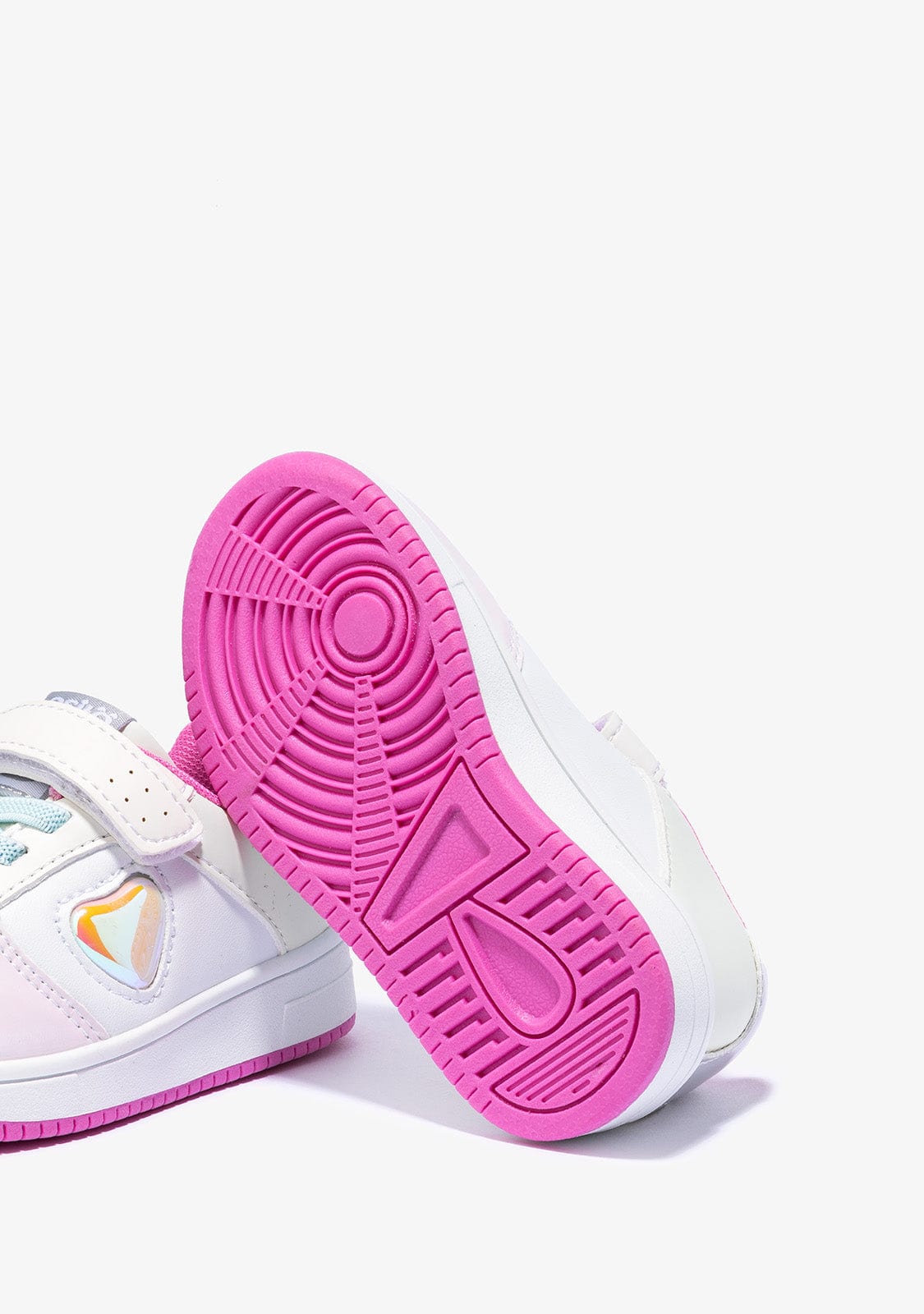 OSITO Shoes Baby's White Solar With Lights Sneakers