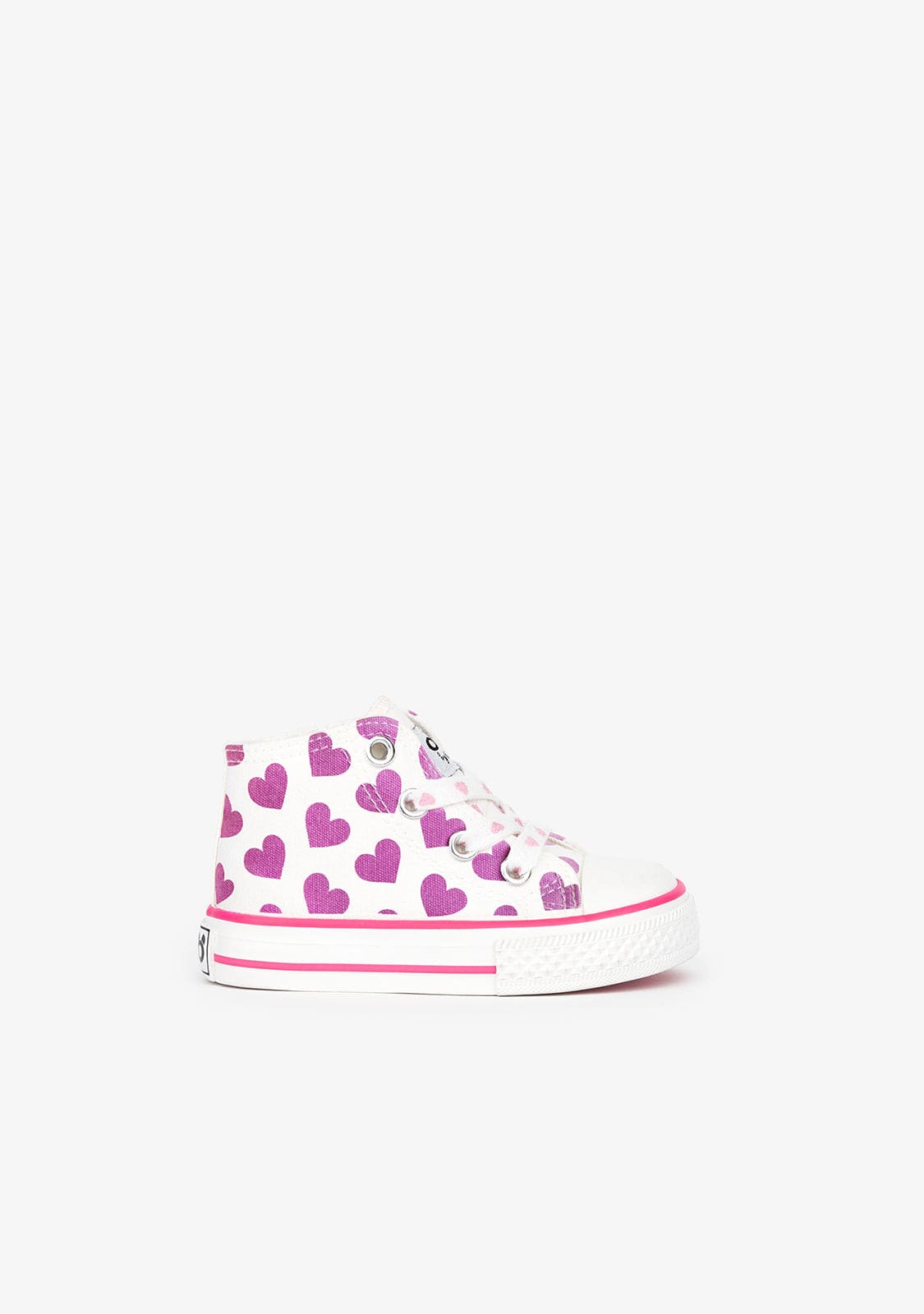OSITO Shoes Baby's White Sunlight Hi-Top Sneaker