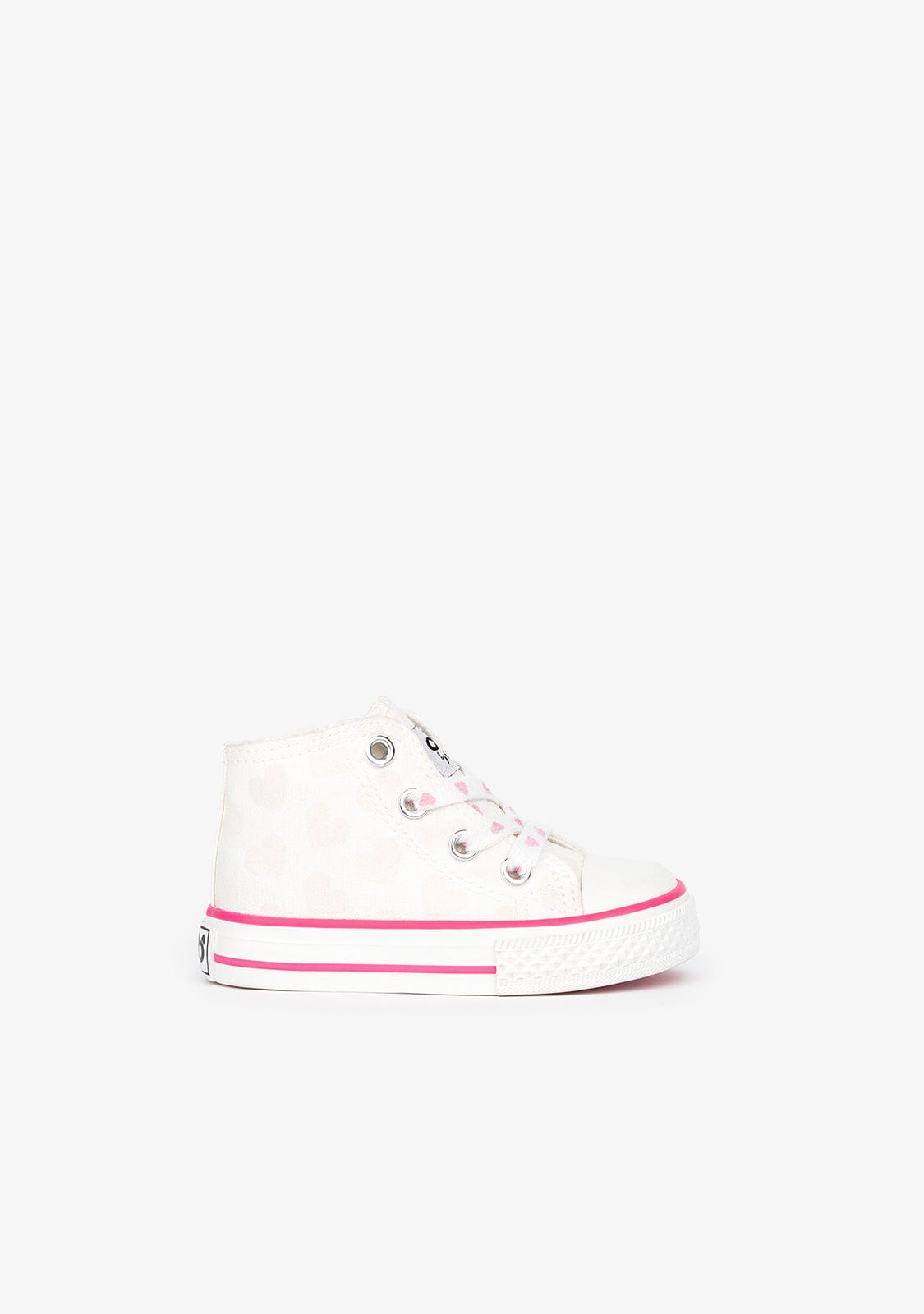OSITO Shoes Baby's White Sunlight Hi-Top Sneaker
