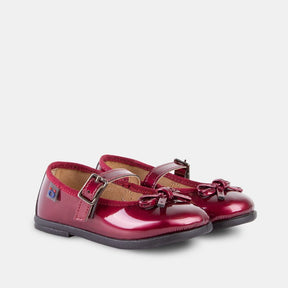 OSITO Shoes Merceditas de Bebé Charol Burdeos