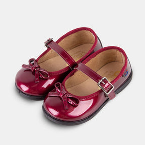 OSITO Shoes Merceditas de Bebé Charol Burdeos