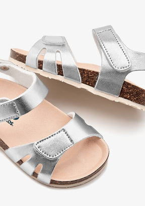 OSITO TIRAS Baby´s Silver Bio Straps Sandals