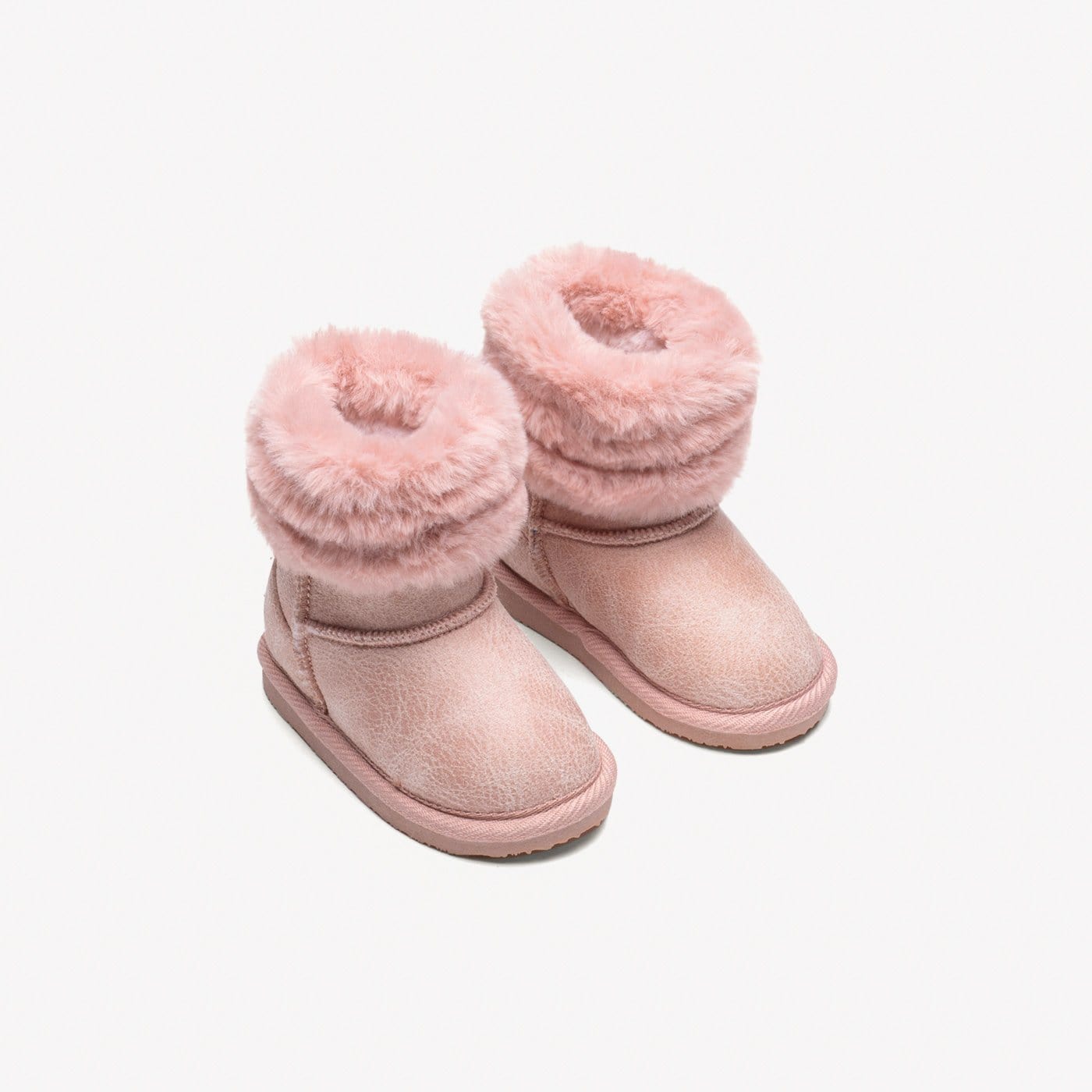 OSITO ZAPATOS Baby's Pink Fur Australian Boots