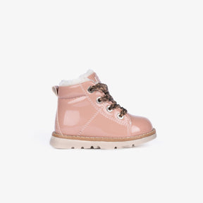 OSITO ZAPATOS Baby's Pink Patent Leather Boots