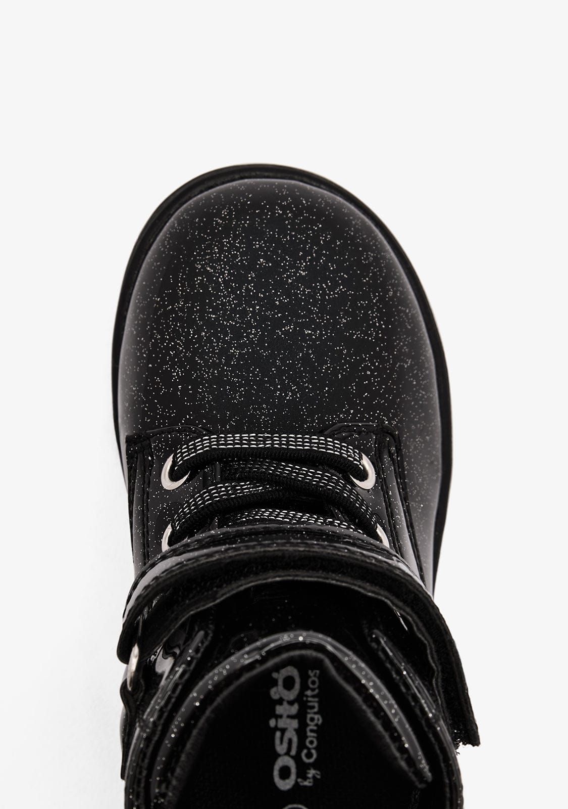 OSITO ZAPATOS / BOTAS Y BOTINES Black Glitter Strap Boots
