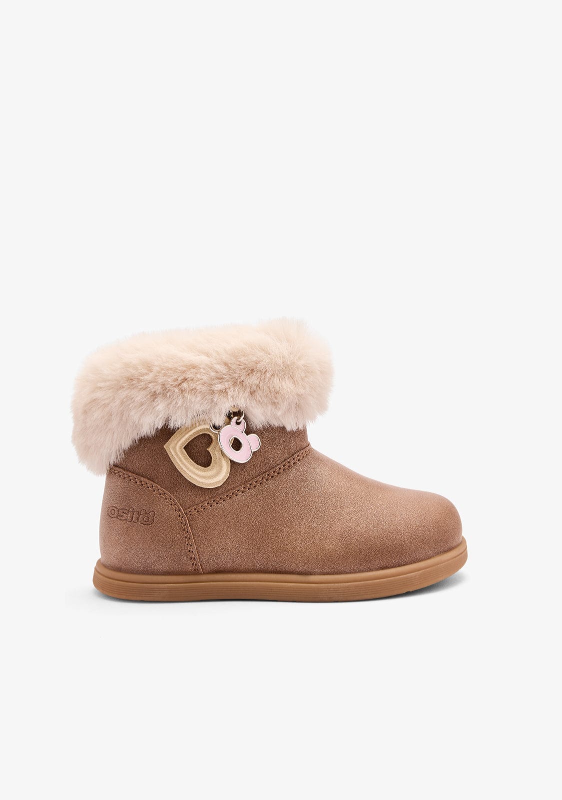 OSITO ZAPATOS / BOTAS Y BOTINES Bronze Charm Fur Boots