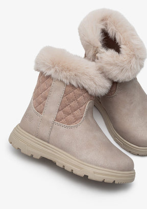 OSITO ZAPATOS / BOTAS Y BOTINES / MONTAÑA Beige Fur Boots