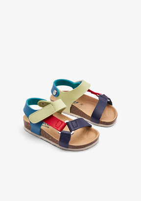 OSITO ZAPATOS / SANDALIAS Multi / Navy Bio Strips Sandals