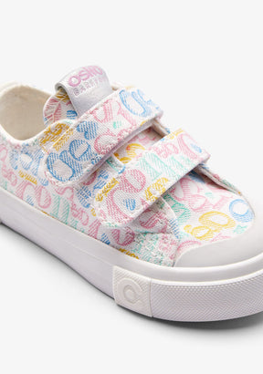 OSITO ZAPATOS / SNEAKERS / BASKET Multi Letter Strap Sneakers
