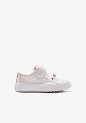 OSITO ZAPATOS / SNEAKERS / BASKET White Glitter Low Sneakers
