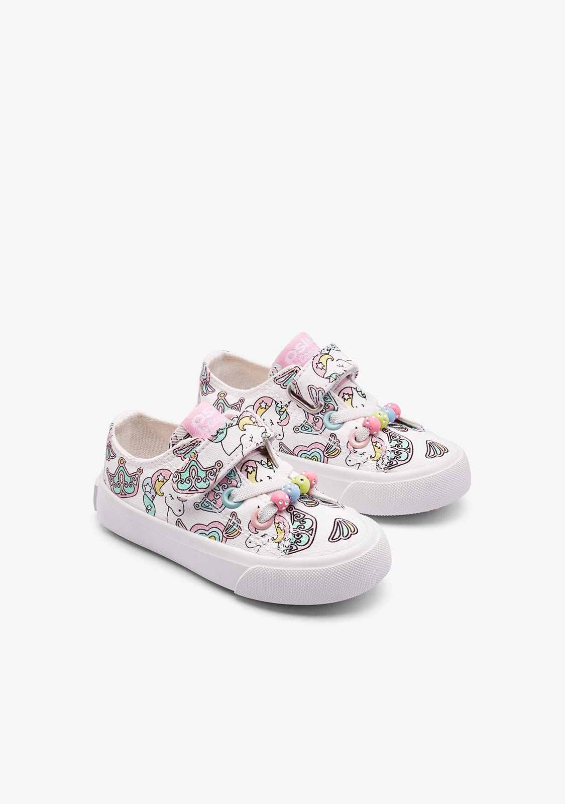 OSITO ZAPATOS / SNEAKERS Multicolour Unicorn Print Canvas Sneakers