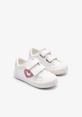 OSITO ZAPATOS / SNEAKERS White / Multi Heart Low Sneakers