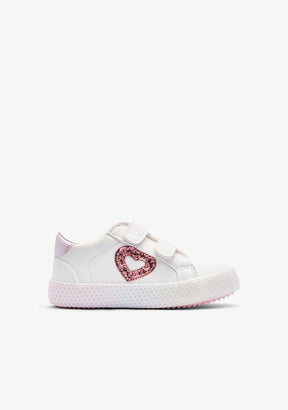 OSITO ZAPATOS / SNEAKERS White / Multi Heart Low Sneakers