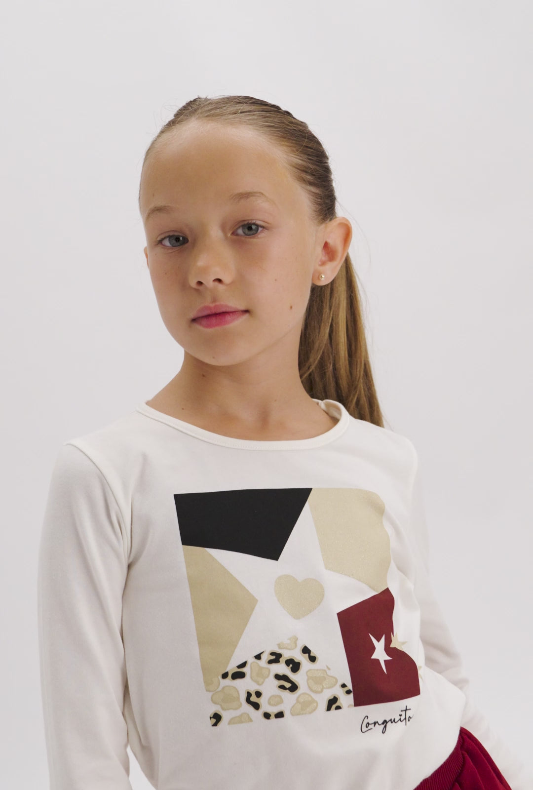 Load video: Burgundy Plush Skirt