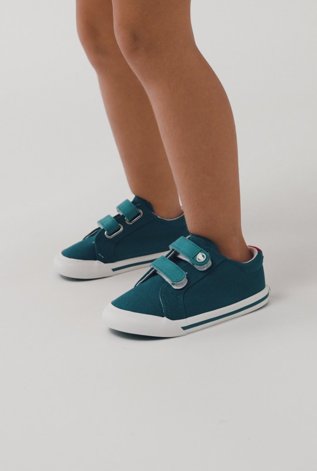 Load video: Blue Canvas Barefoot Sneakers