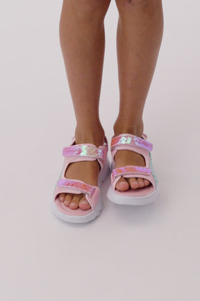 Siren Sandalen Rosa mit Lichtern