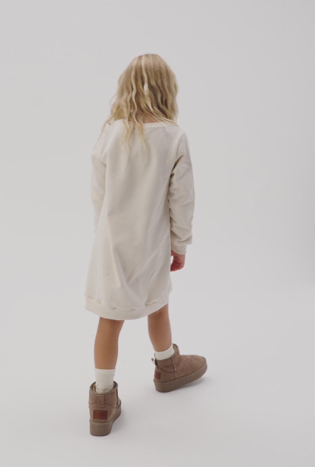 Load video: Taupe Low Australian Boots B&amp;W