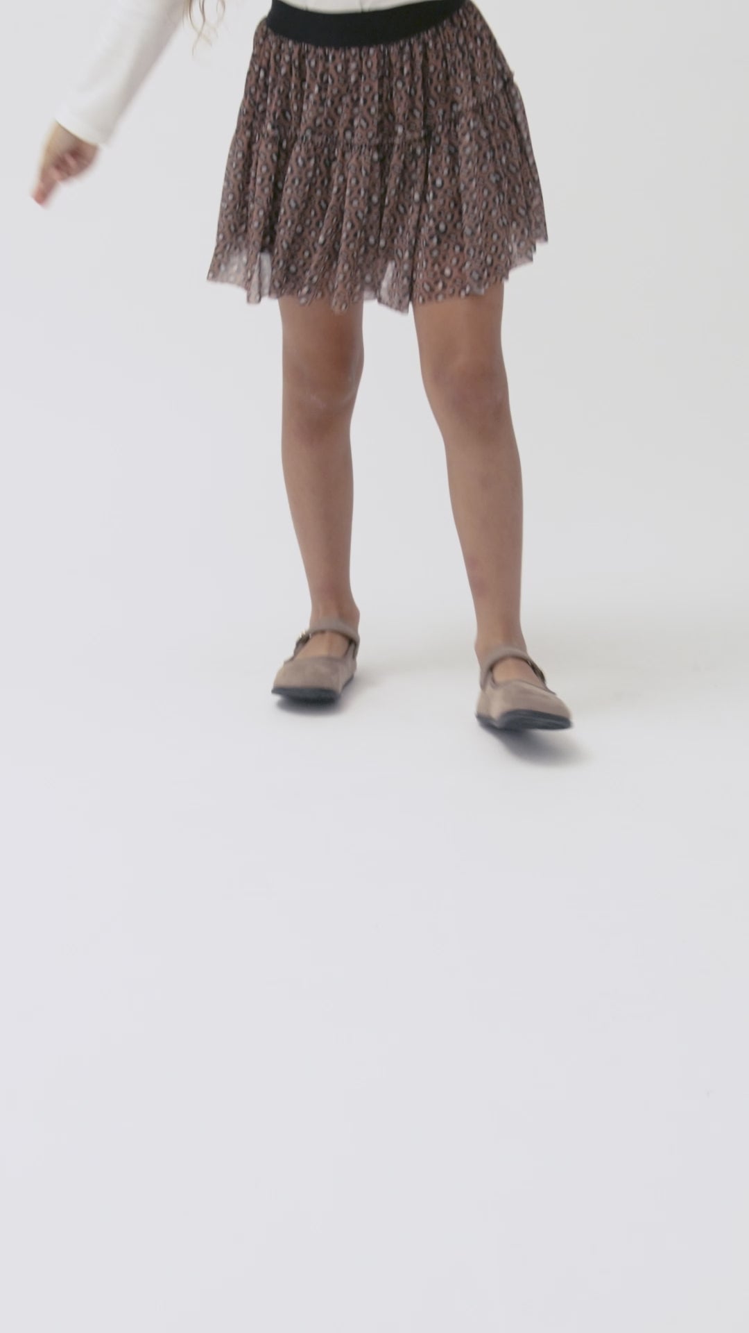Load video: Taupe Barefoot Mary Janes with Heart