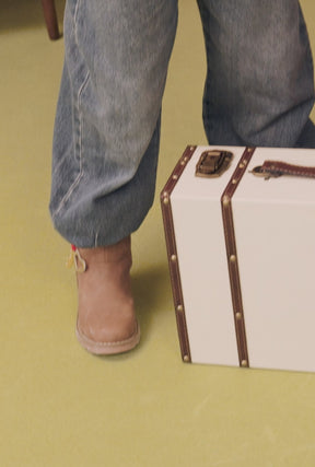 Botas de Felpa Adorno Marrones