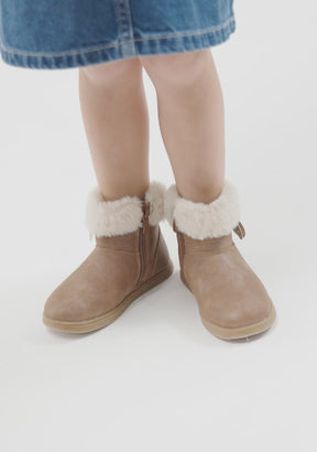 Brown Baby Boots with Charms