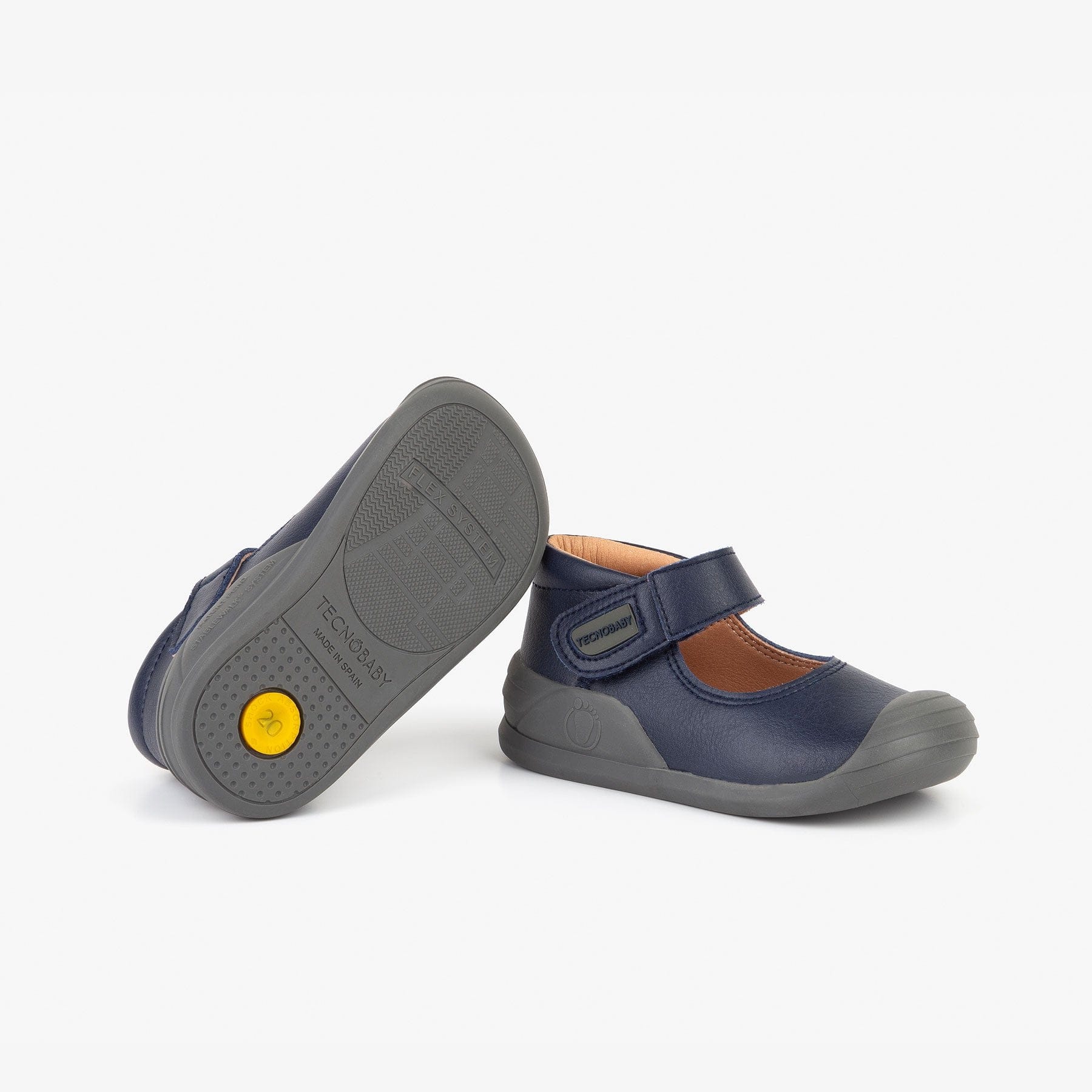 TECNOBABY ZAPATOS Baby's Navy Onmicro® Mary Janes