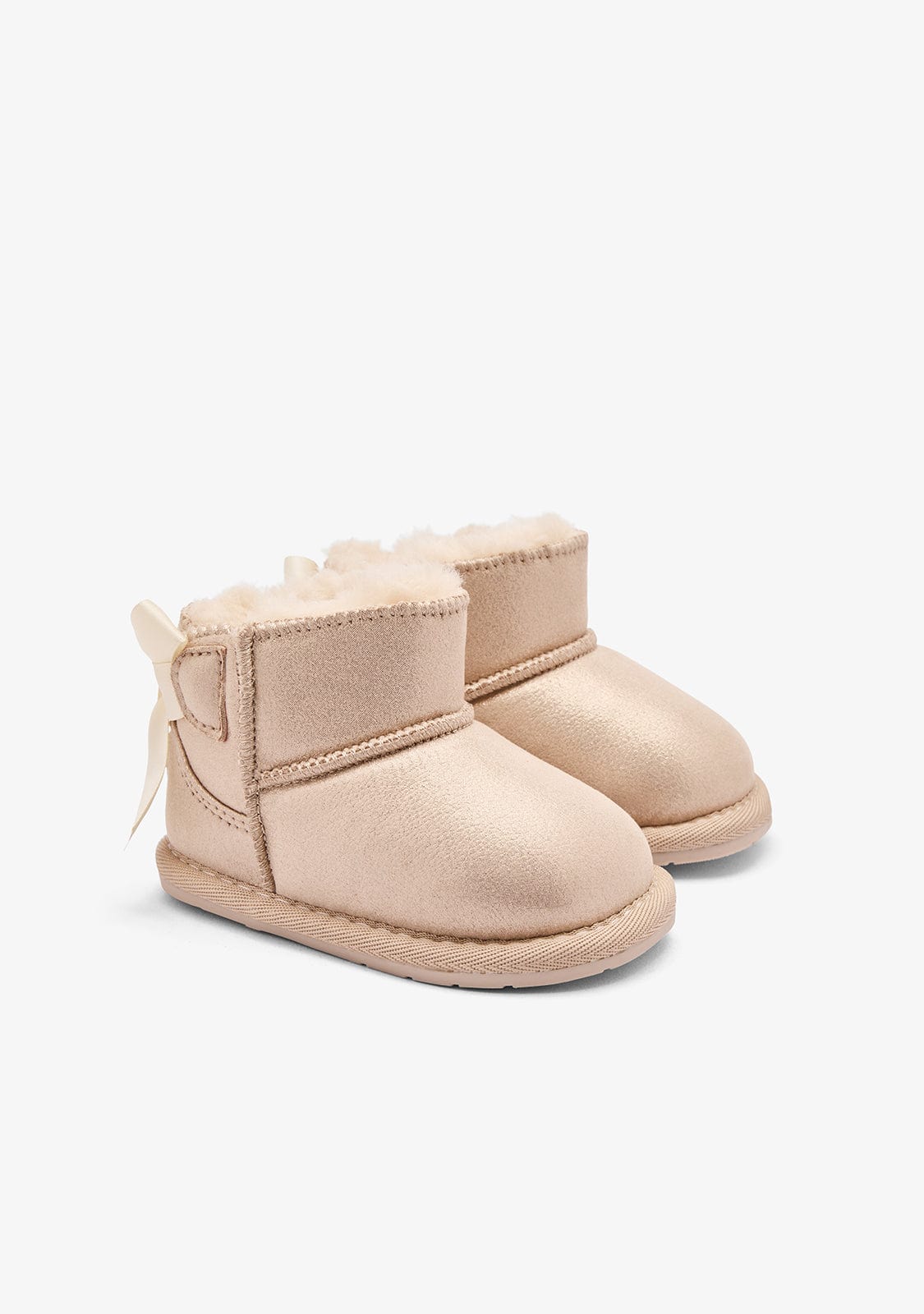 TECNOBABY ZAPATOS / BOTAS Y BOTINES / AUSTRALIANA Gold Respectful Bow Australian Boots