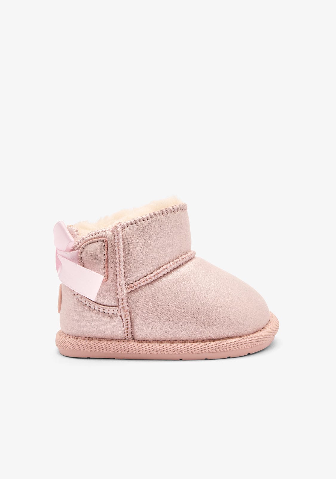 TECNOBABY ZAPATOS / BOTAS Y BOTINES / AUSTRALIANA Pale Pink Respectful Bow Australian Boots