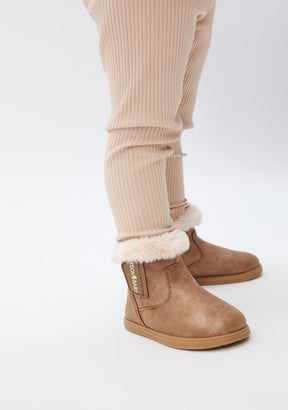 TECNOBABY ZAPATOS / BOTAS Y BOTINES / AUSTRALIANA Tan Fur Respectful Australian Boots
