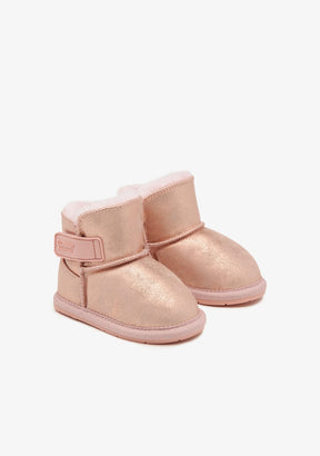 TECNOBABY ZAPATOS / BOTAS Y BOTINES / AUSTRALIANA Tecnobaby Boots Australiana Metallized Rose