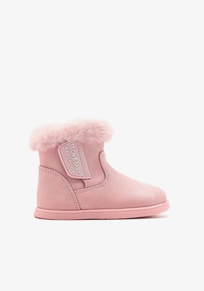 TECNOBABY ZAPATOS / BOTAS Y BOTINES / BAREFOOT Pink Respectful Plush Boots