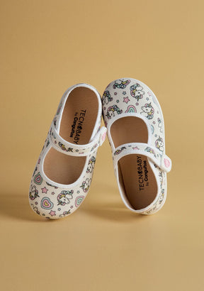 TECNOBABY ZAPATOS / SANDALIAS / TIRAS Baby´s Fantasy Canvas Respectful Mary Janes