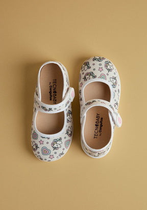 TECNOBABY ZAPATOS / SANDALIAS / TIRAS Baby´s Fantasy Canvas Respectful Mary Janes